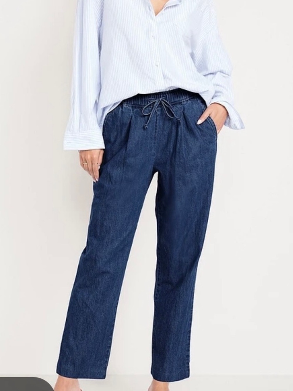 Old Navy High Waisted Billie Straight Ankle Jeans